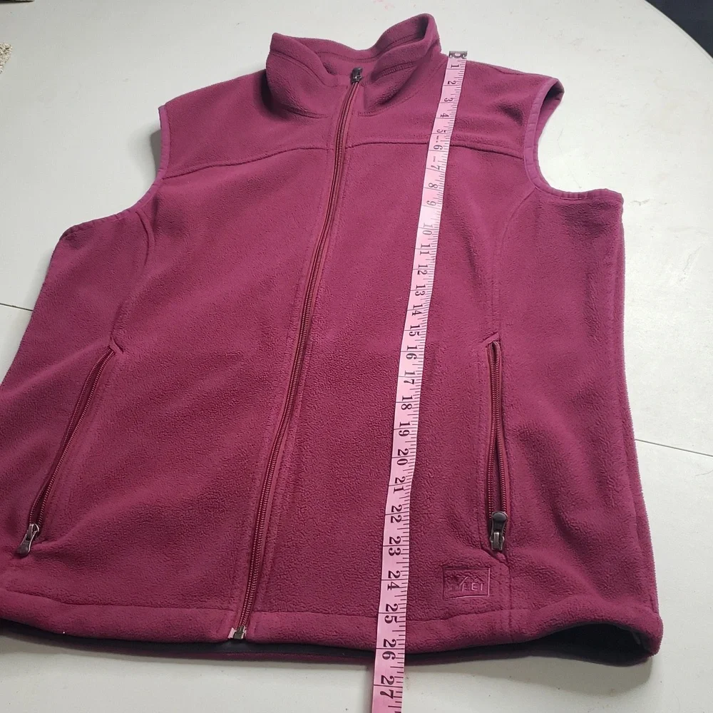 REI Womens Polartec Classic Fleece Sweater Vest Size XL Outdoor Gorpcore Logo